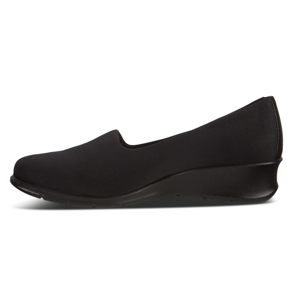 ECCO Womens Slip-On Black - Finola - JHX-732605